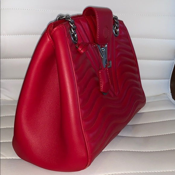 NEW Louis Vuitton New Wave Chain Tote Ecarlate - Picture 3 of 11